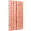 Poort Douglas | ZWART frame + RVS zwart cilinderslot