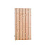 Poort Red Class Wood | frame + RVS cilinderslot