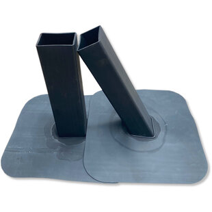 EPDM HWA doorvoer kunststof met EPDM flap | 30cm | 5.5x8cm