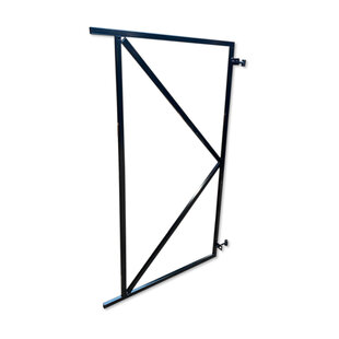 Stalen poortframe | zwart gecoat