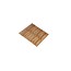 Houthandel Bos Tuintegel | 100x100cm | Hardhout | reliëf