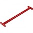 Duikelstang met bevestigingsset | Rood | 90cm