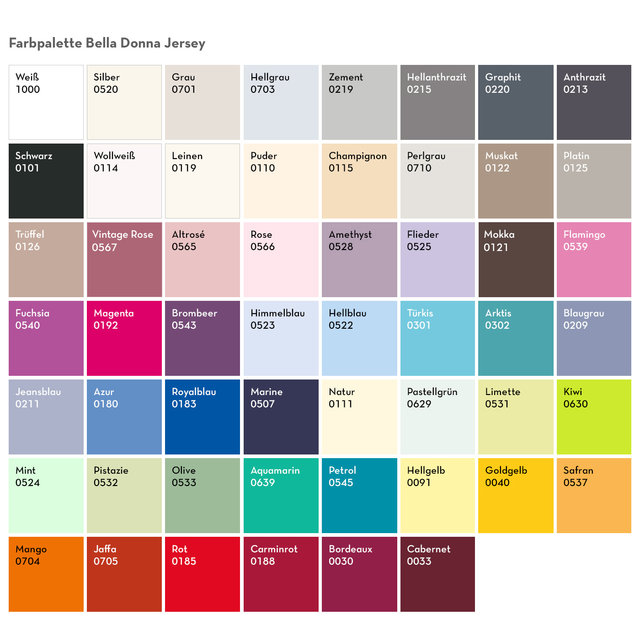 Bella Donna jersey hoeslakens