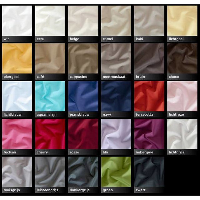 percal-katoen sloop - kies uw kleur en maat percal-katoen sloop - kies uw kleur en maat