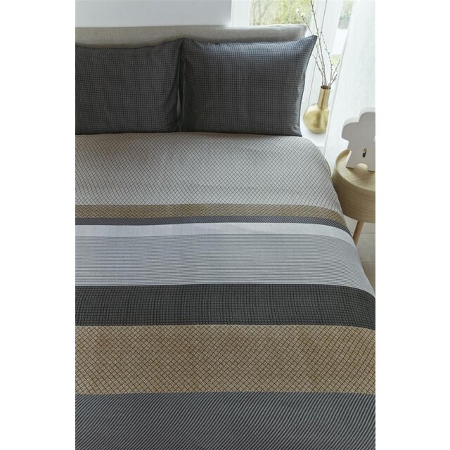 Bedding House dekbedovertrek Kyle grey