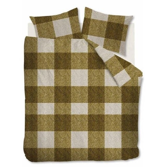 At Home Addo ochre dekbedovertrek