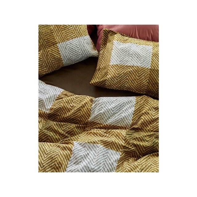 At Home Addo ochre dekbedovertrek