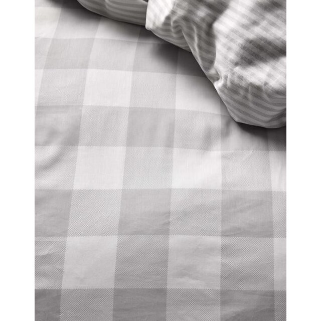 Essenza Chess grey dekbedovertrek