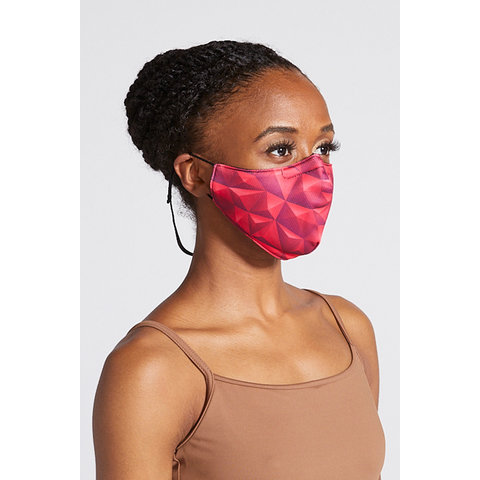 BLOCH B-Safe Adult Print Lanyard Face Mask A005A Polygons