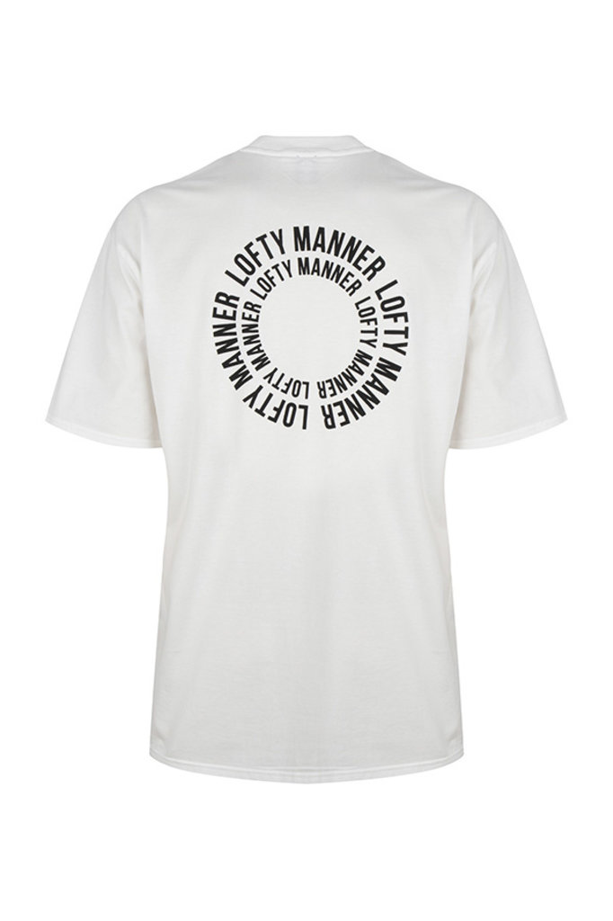 Lofty Manner T-Shirt Sander-Wit Cirkel