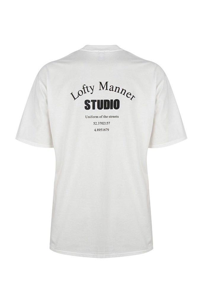 Lofty Manner T-Shirt Sander Wit Studio