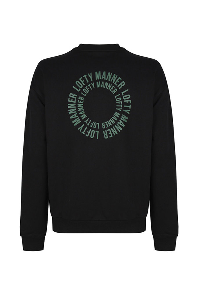 Lofty Manner Sweater Finn-Black Circle