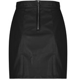 Lofty Manner Black Leather Skirt Melody