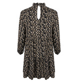 Lofty Manner Black floral print midi dress Lucia