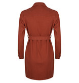 Lofty Manner Rust Brown Denim Dress Jessie