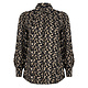 Zwarte Bloemenprint Blouse Julie