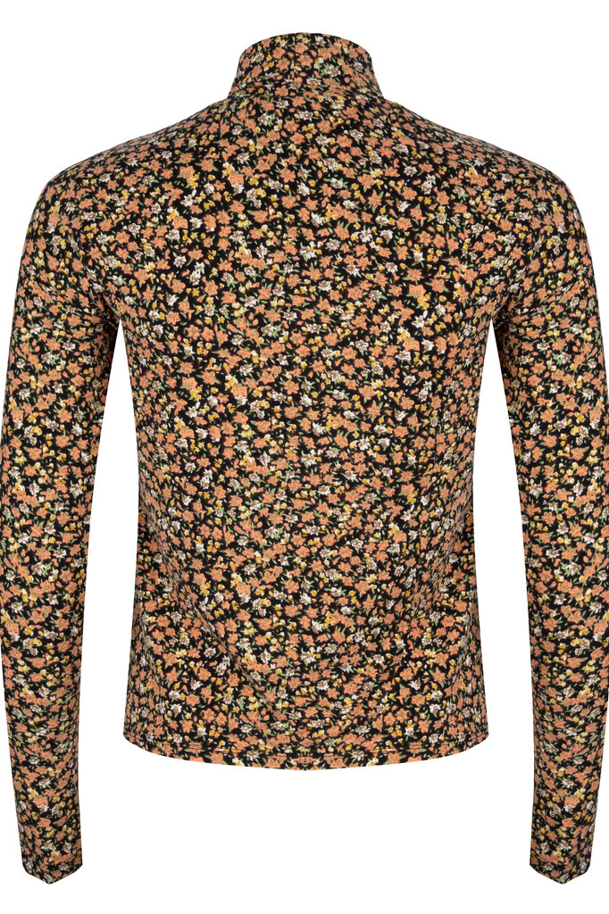 Lofty Manner Colored Floral Print Top Celine