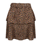 Lofty Manner Colored Floral Print Skirt Jazz