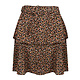 Colored Floral Print Skirt Jazz