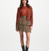 Lofty Manner Colored Floral Print Skirt Jazz