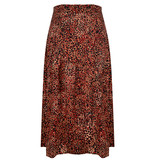 Lofty Manner Rode Panterprint Maxi Rok Evelyne