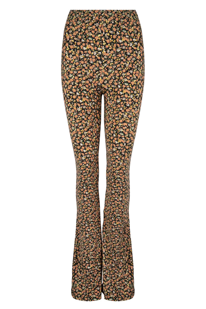 Lofty Manner Flared Floral Print Pants Fyona