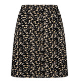Lofty Manner Zwart Bloemenprint Rokje Marly