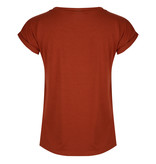 Lofty Manner Roestbruin T-shirt Zoe