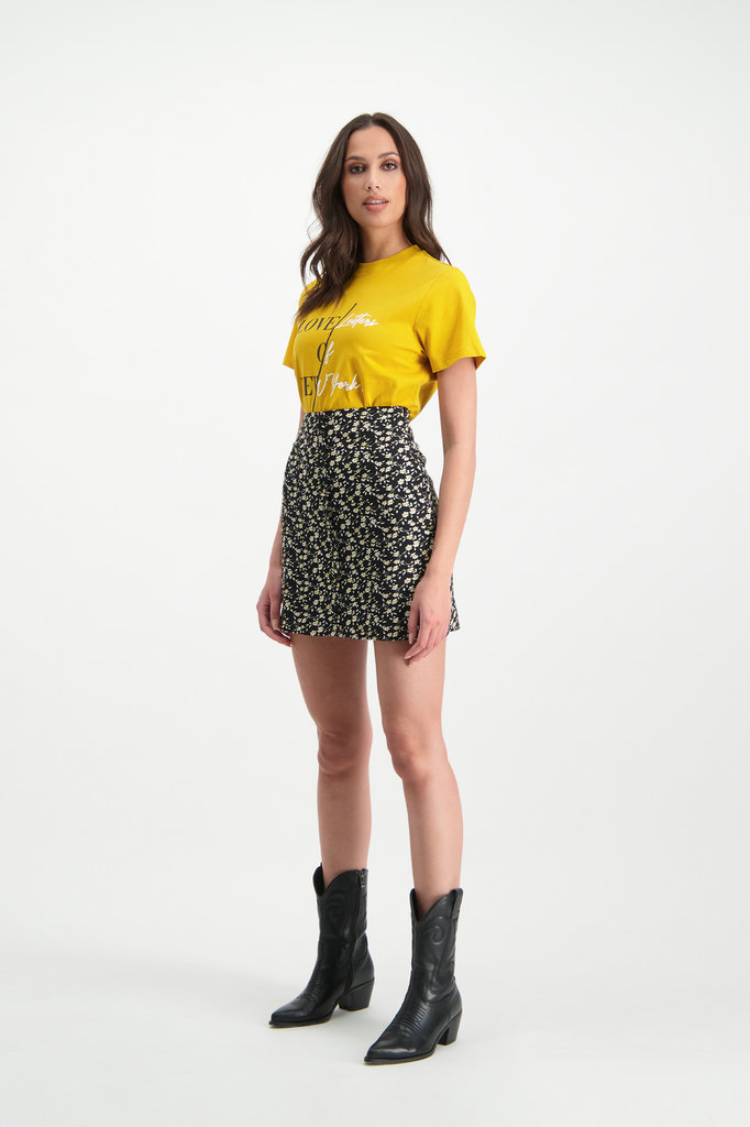 Lofty Manner Okergeel T-Shirt Xanna