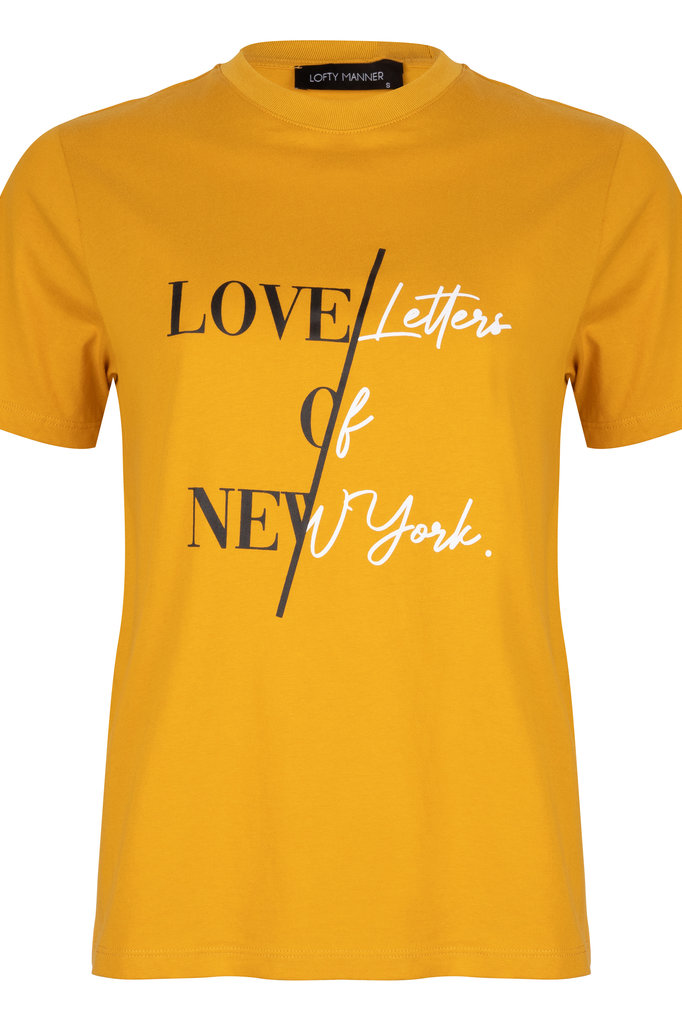 Lofty Manner Yellow ocher T-Shirt Xanna