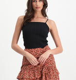 Lofty Manner Black Knitted Top Jolene