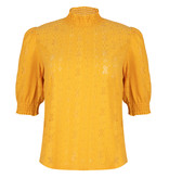 Lofty Manner Yellow Puff Sleeve Blouse Gabriela