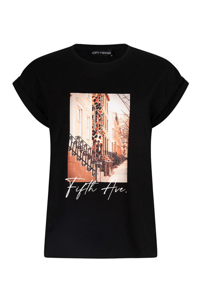 Lofty Manner Black t-shirt Alyda