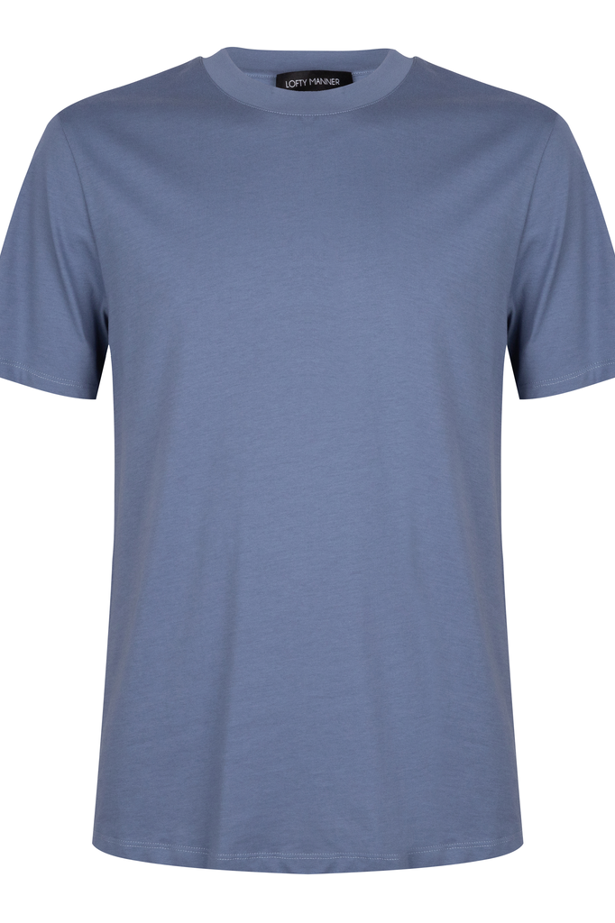 Lofty Manner Blauw T-shirt Eron