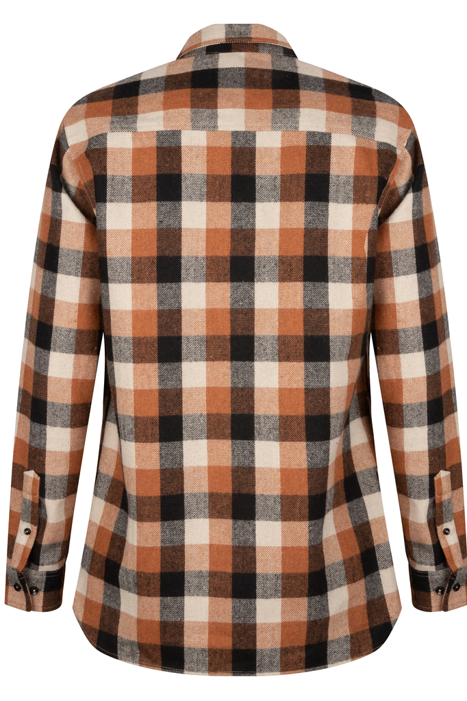 Lofty Manner Oranje-zwarte Blouse Maximo