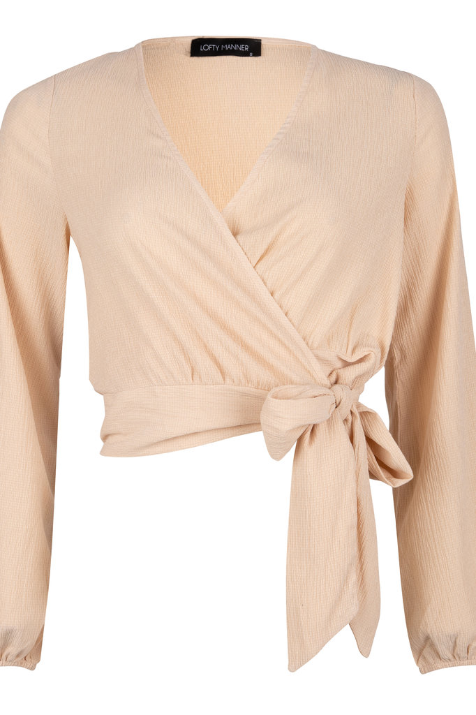 Lofty Manner Beige top Lauren