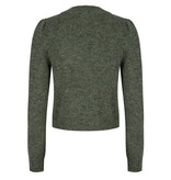 Lofty Manner Green Knitted Cardigan Daphne