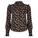 Pink-Black Floral Print Top Mayra