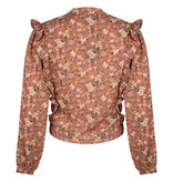 Lofty Manner Pink Floral Print Blouse Roxy