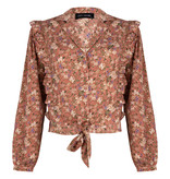 Lofty Manner Pink Floral Print Blouse Roxy