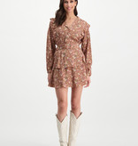 Lofty Manner Pink Floral Print Blouse Roxy
