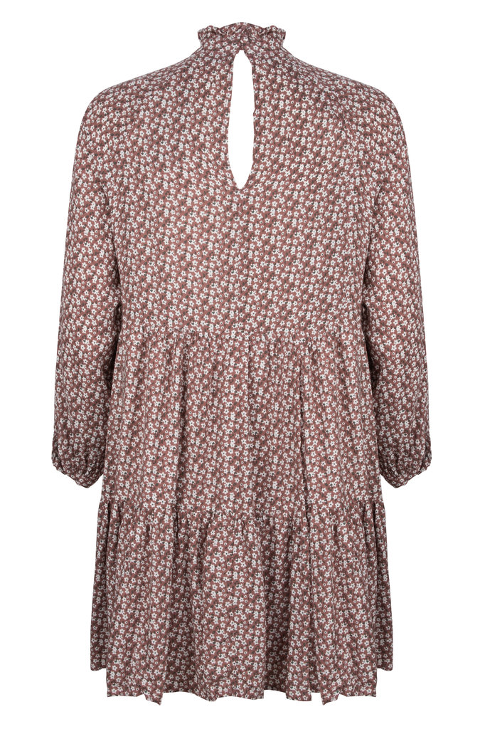 Lofty Manner Oudroze Bloemenprint Jurk Lucia