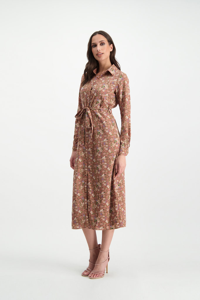 Lofty Manner Roze Bloemenprint Jurk Daisy