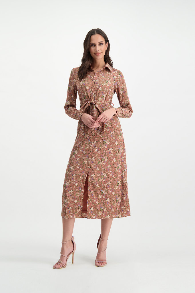 Lofty Manner Roze Bloemenprint Jurk Daisy