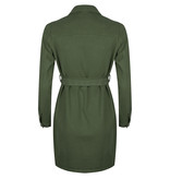Lofty Manner Green Denim Dress Jessie