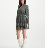 Lofty Manner Black Floral Print Dress Fayah