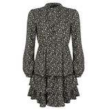 Lofty Manner Black Floral Print Dress Fayah