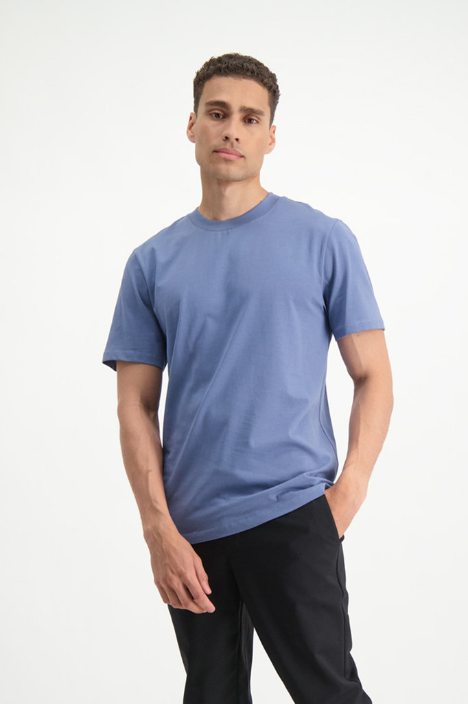 Lofty Manner Blauw T-shirt Eron