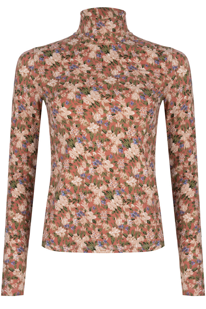 Lofty Manner Roze Bloemenprint Top Celine