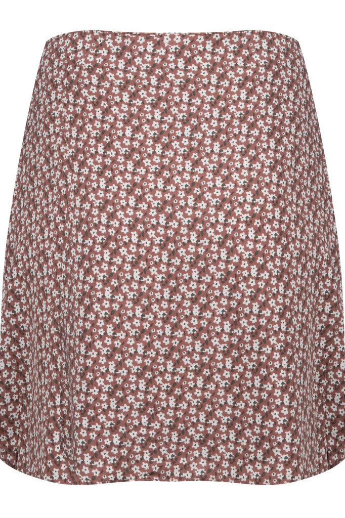 Lofty Manner Pink Flower Print Skirt Marly